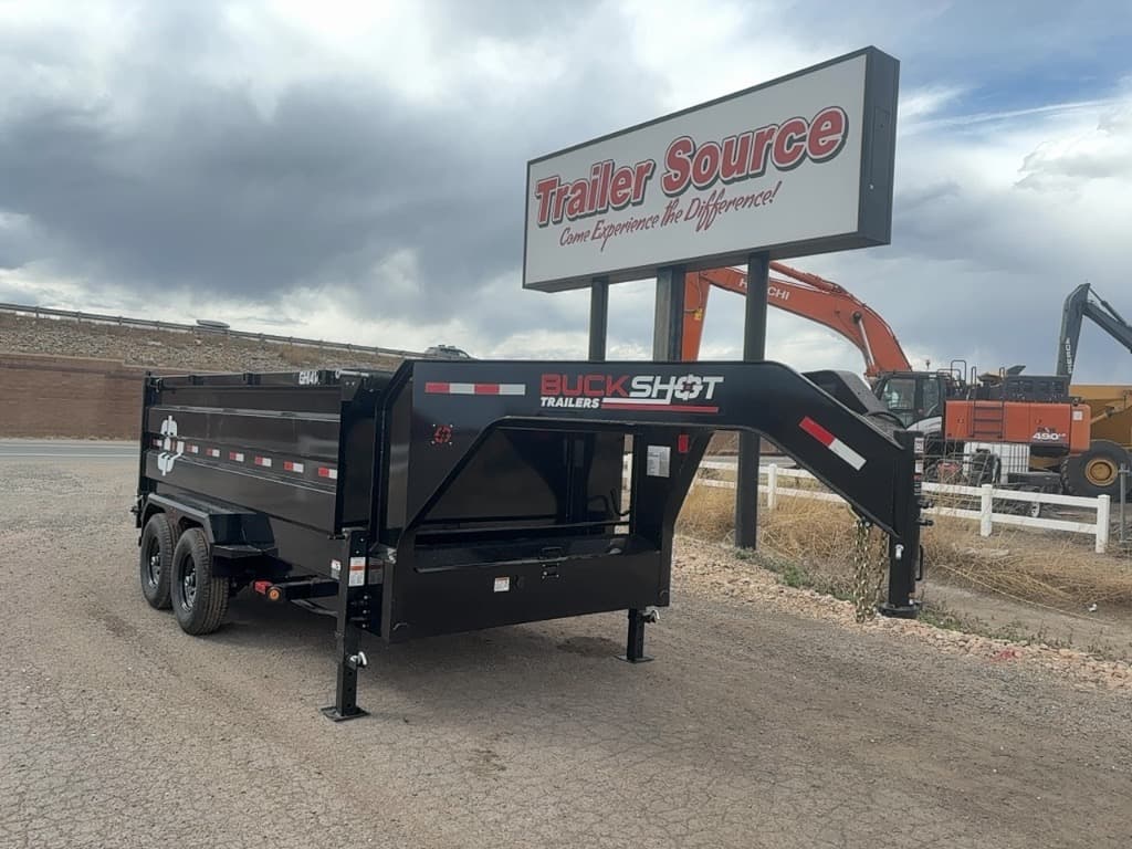 2027 Buckshot Trailers 7'x14'x4' Gooseneck - GHI414 - 3436