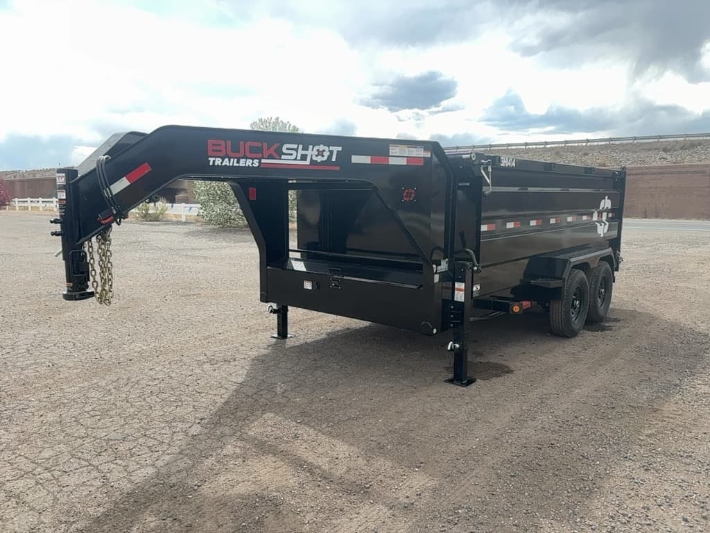 2027 Buckshot Trailers 2027 Buckshot Trailers 7'x14'x4' Gooseneck - GHI414 - 3436 - thumbnail 3
