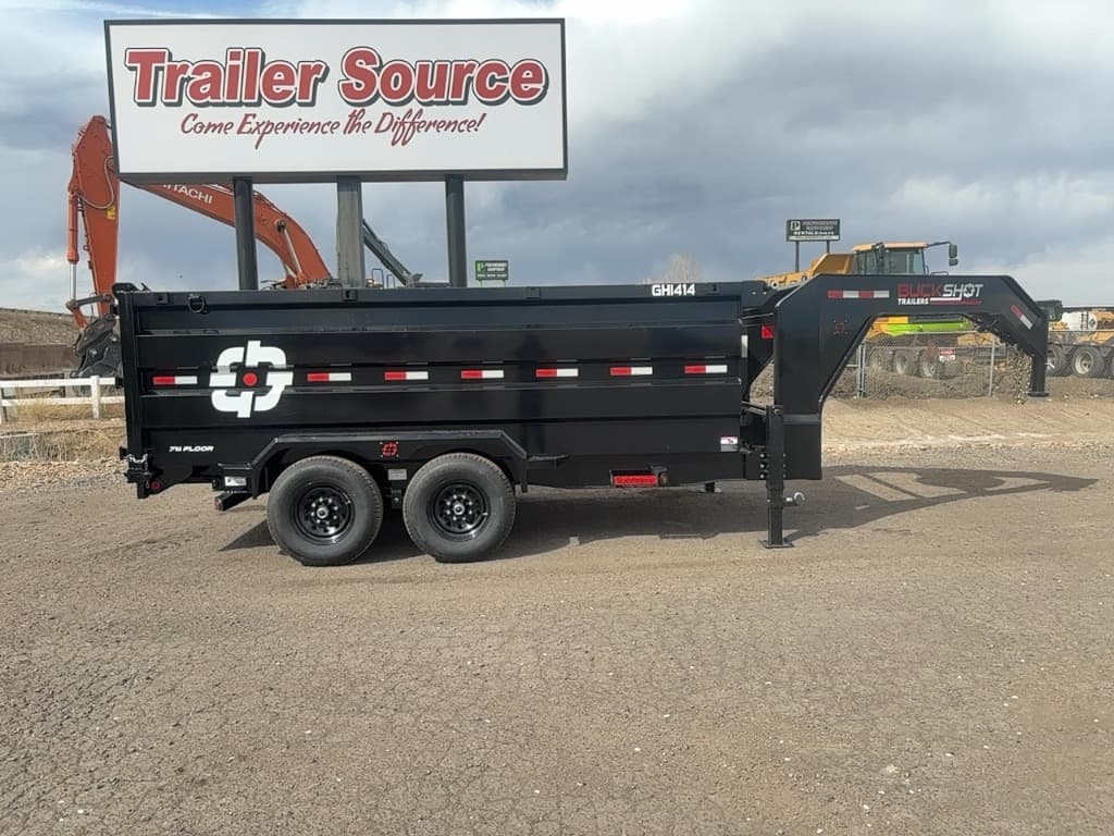 2027 Buckshot Trailers 2027 Buckshot Trailers 7'x14'x4' Gooseneck - GHI414 - 3436 - thumbnail 9