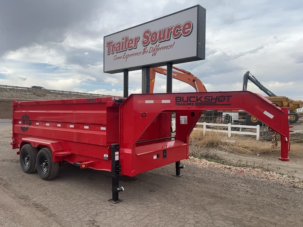 2027 Buckshot Trailers 7'x14'x4' Gooseneck - GHI414 - 3437