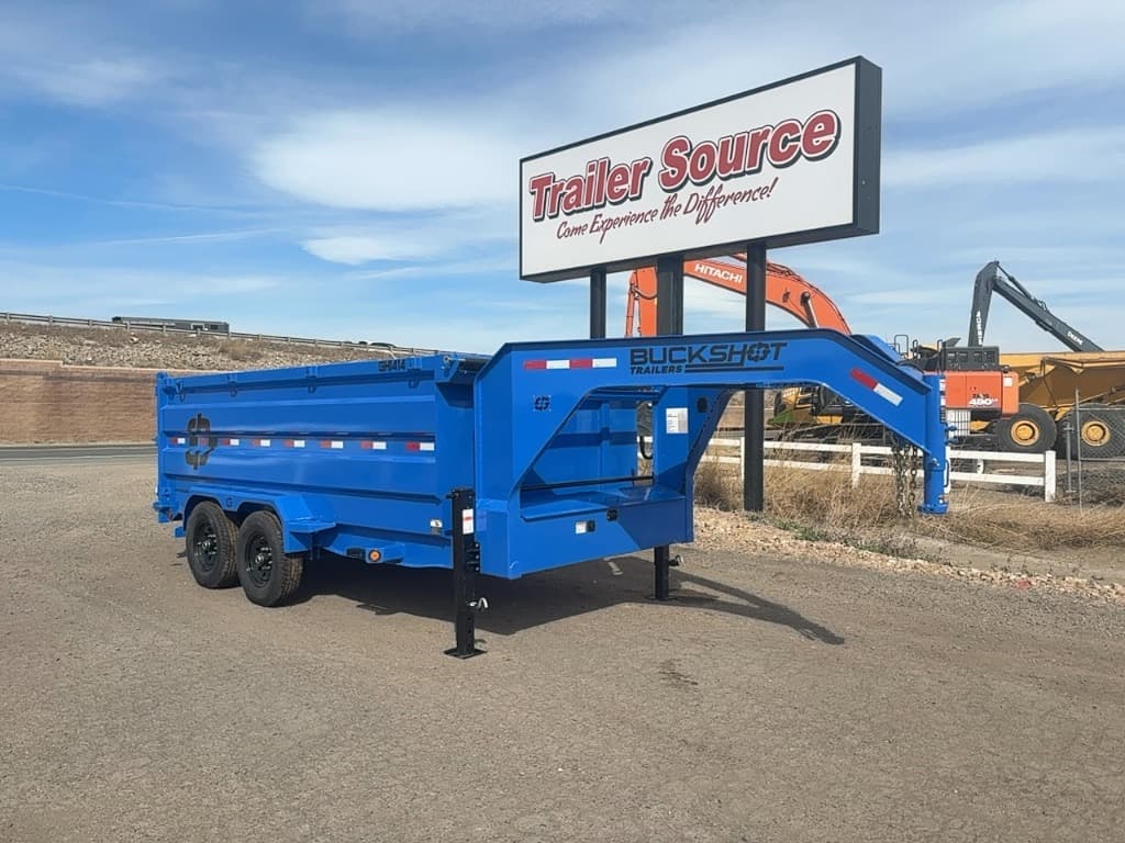 2027 Buckshot Trailers 7'x14'x4' Gooseneck - GHI414 - 3438
