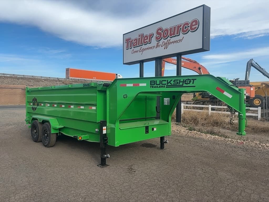 2027 Buckshot Trailers 7'x16'x4' Gooseneck Dump - GHI416 - 3442