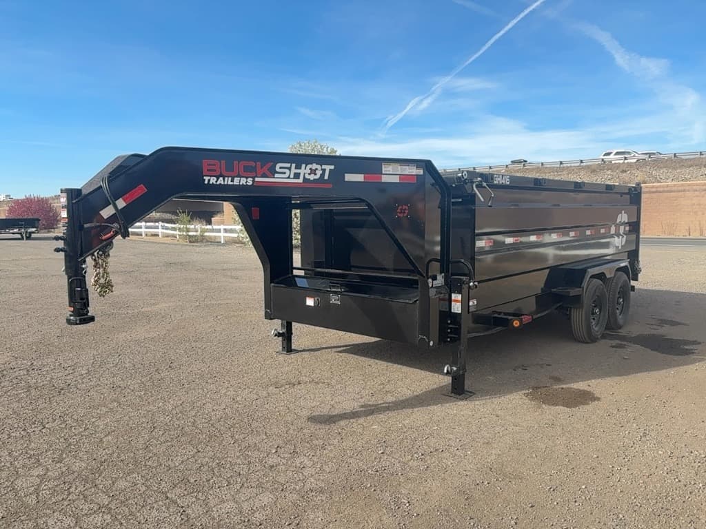 2027 Buckshot Trailers 2027 Buckshot Trailers 7'x16'x4' Gooseneck Dump - GHI416 - 3443 - thumbnail 3