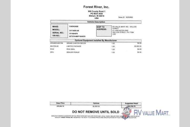 2026 Forest River 2026 Forest River Cherokee Timberwolf - thumbnail 29