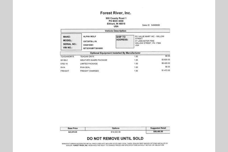 2026 Forest River 2026 Forest River Cherokee Alpha Wolf - thumbnail 27