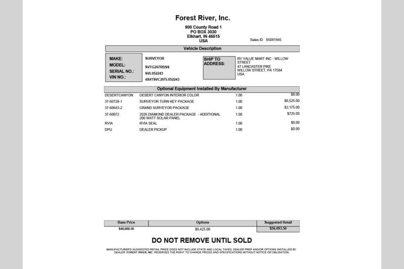 2026 Forest River 2026 Forest River Grand Surveyor - thumbnail 26