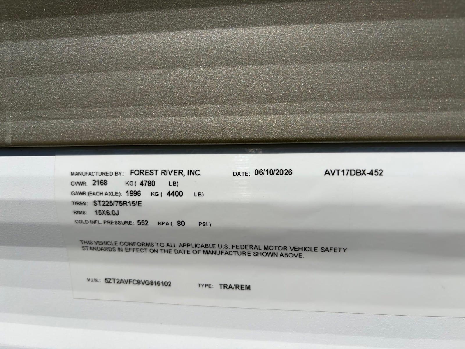 2027 Forest River 2027 Forest River Avenger - thumbnail 13