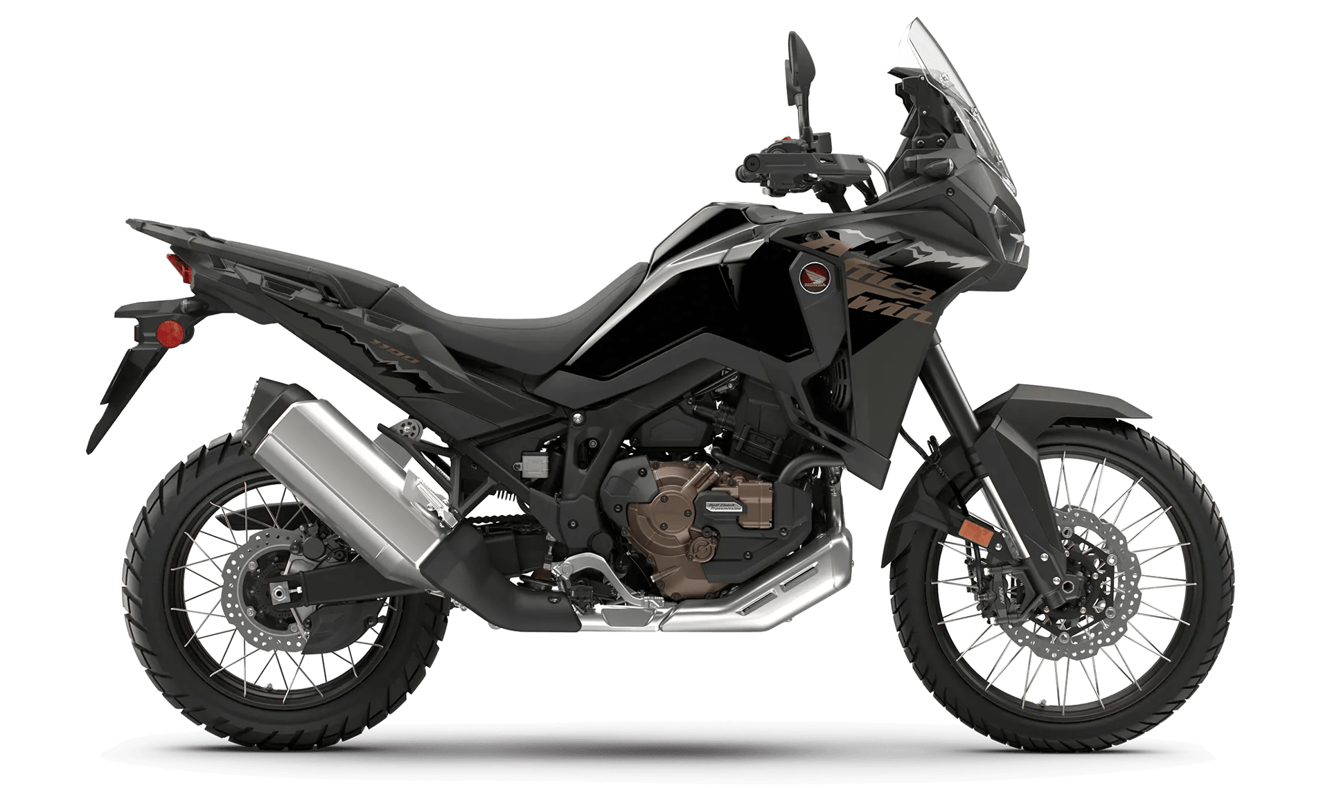2026 Honda Africa Twin DCT in Matte Black Metallic — gallery view