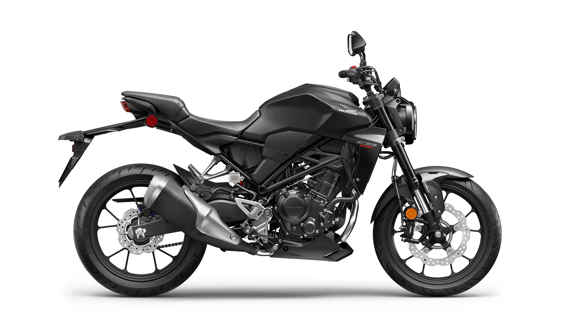 2026 Honda CB300R in Matte Black Metallic — gallery view