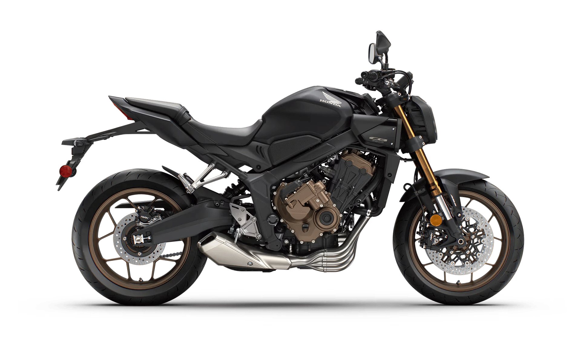 2026 Honda CB650R E-Clutch in Matte Black Metallic — gallery view