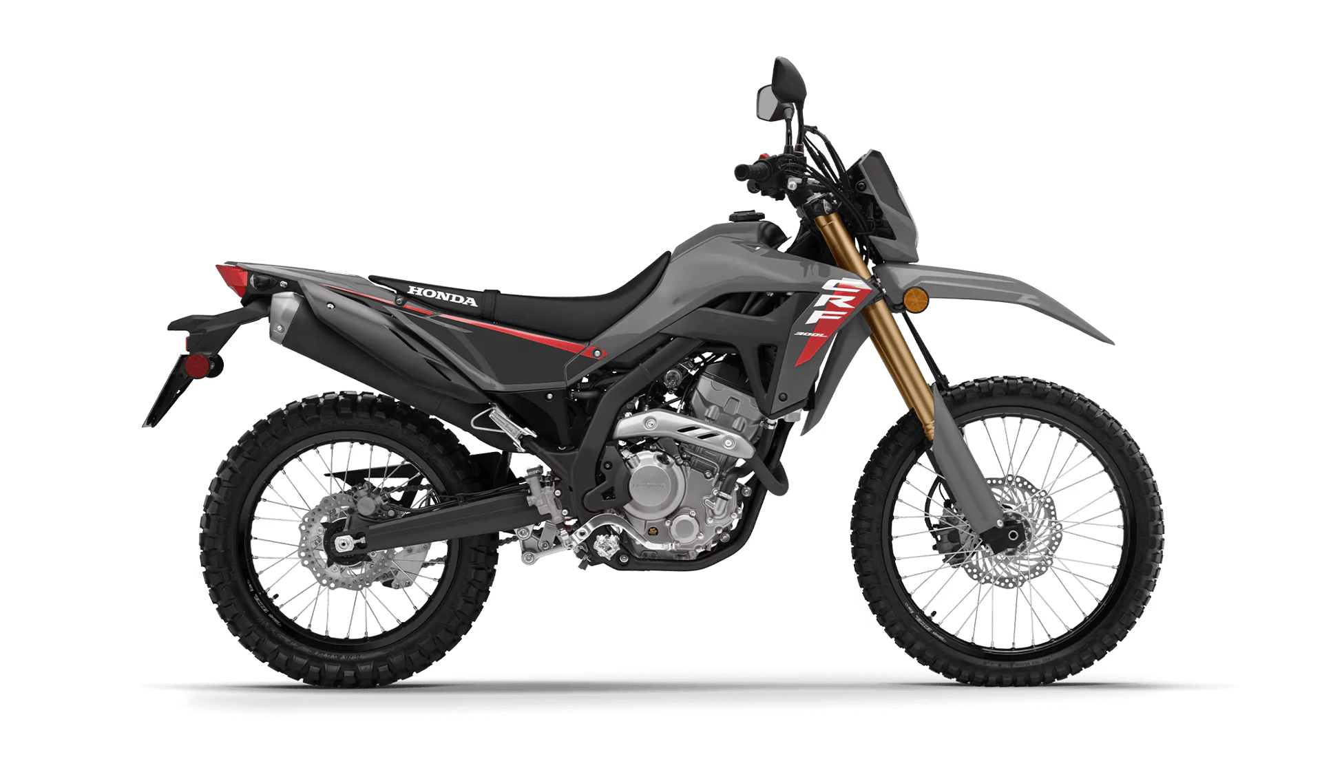 2025 Honda CRF300LS in Swift Gray — gallery view