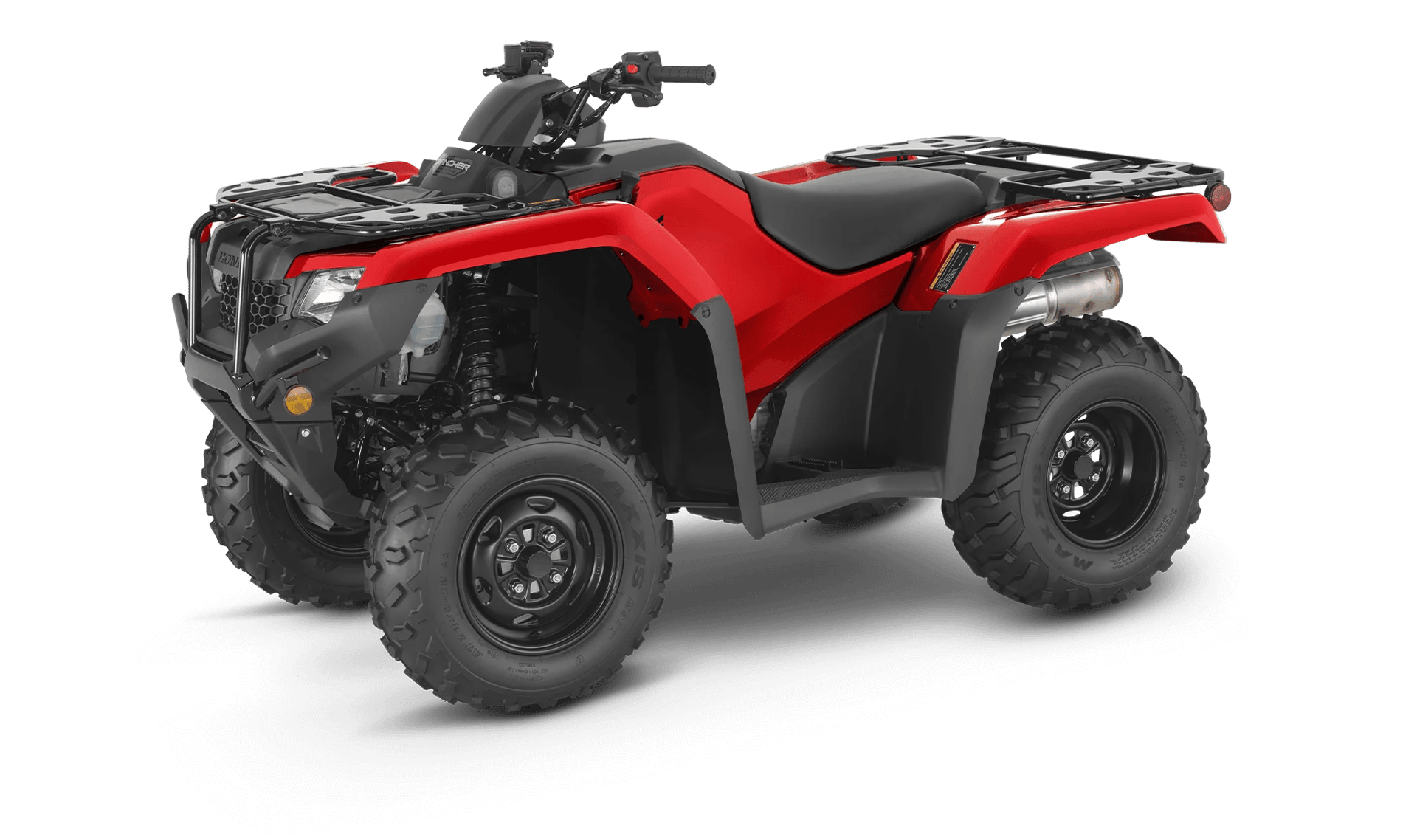2027 Honda FourTrax Rancher 4x4 in Hero Red — gallery view