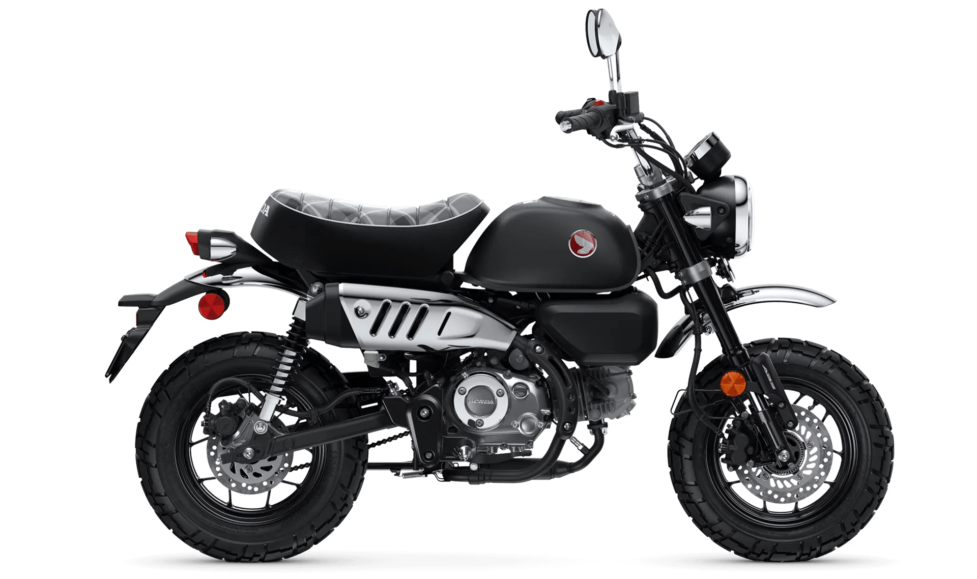 2026 Honda Monkey in Matte Black Metallic — gallery view