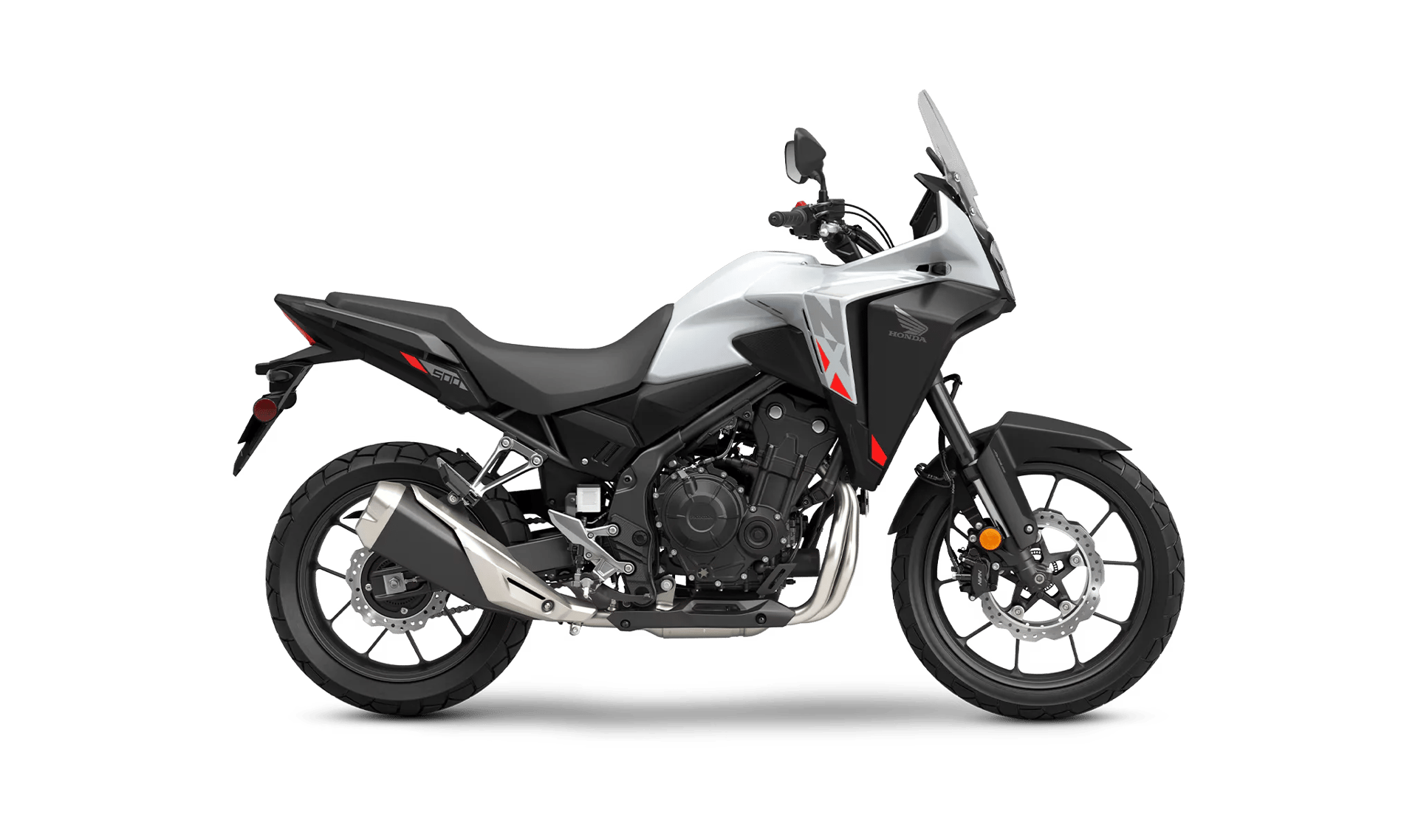 2026 Honda NX500 in Pearl White — gallery view