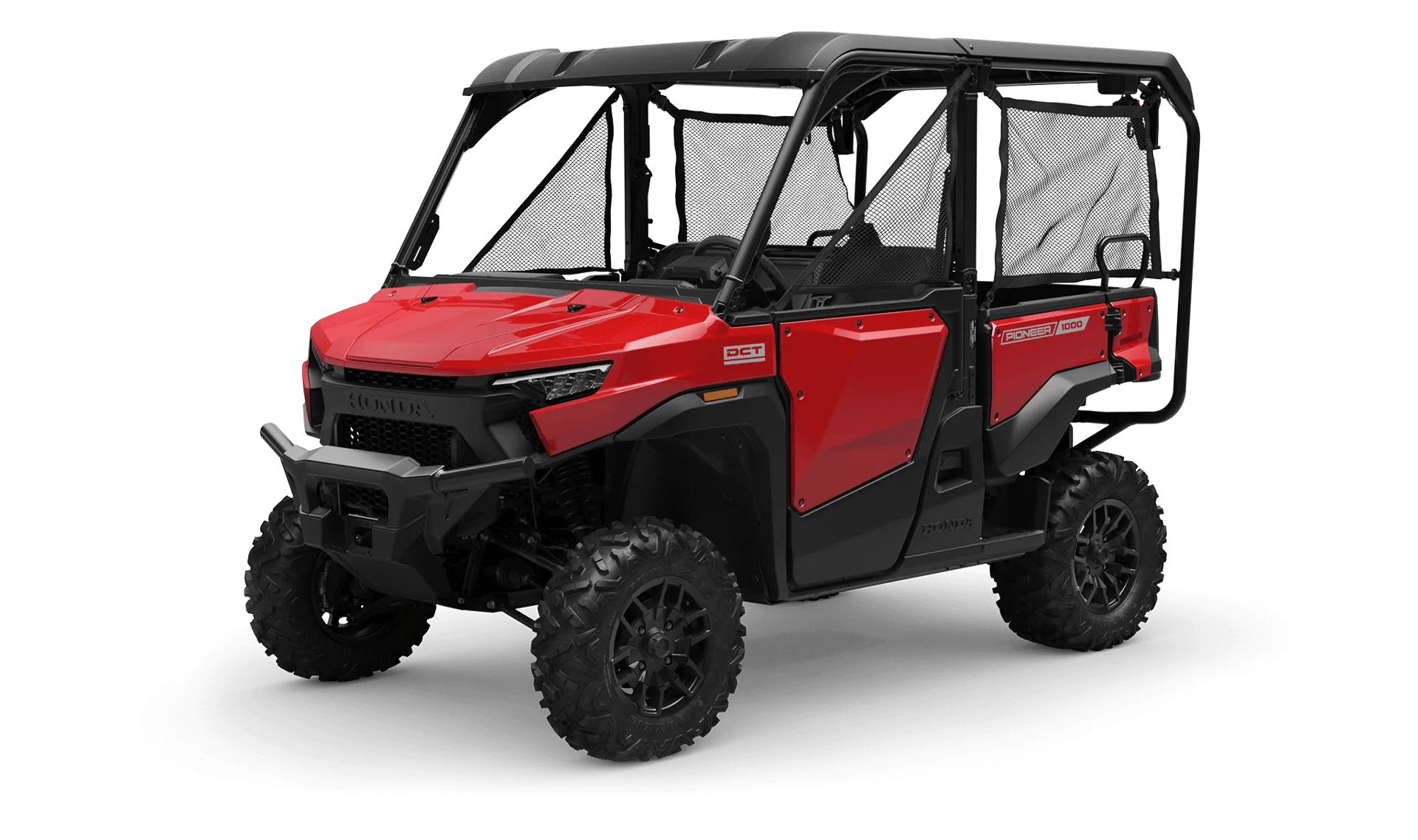 2026 Honda Pioneer 1000-5 Deluxe in Hero Red — gallery view