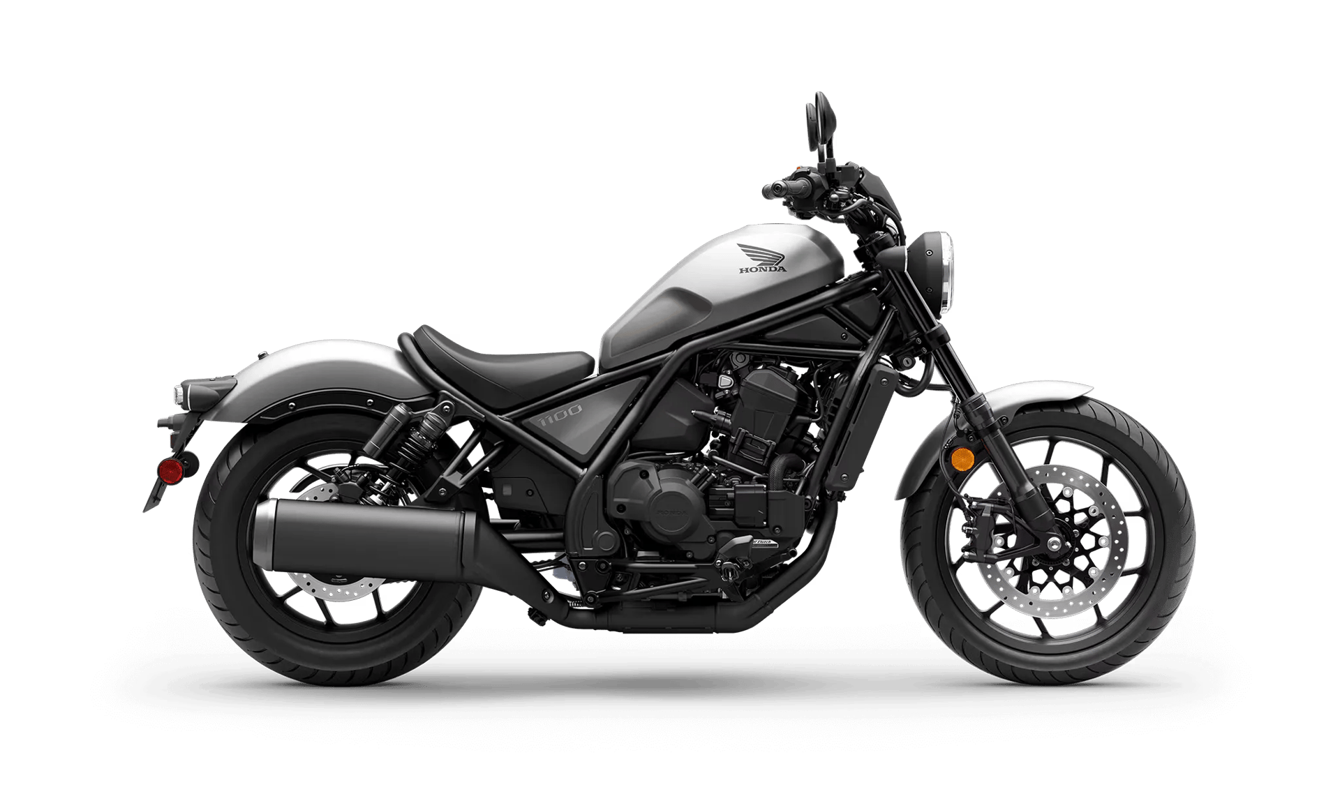 2026 Honda Rebel 1100 DCT in Matte Silver Metallic — gallery view