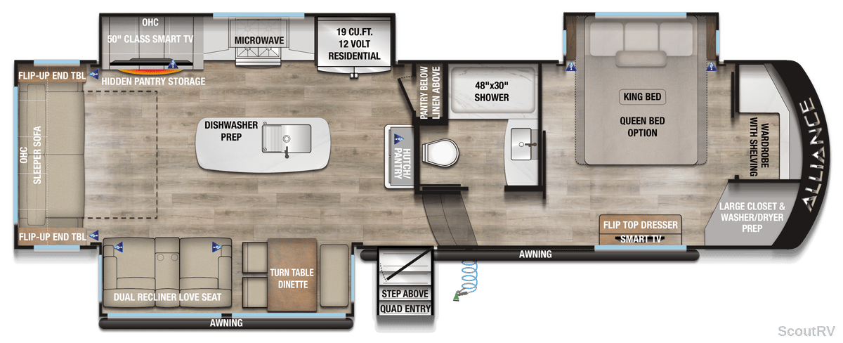 2026 Alliance RV 2026 Alliance RV Paradigm - thumbnail 2