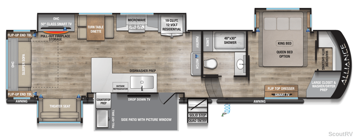 2026 Alliance RV 2026 Alliance RV Paradigm - thumbnail 2