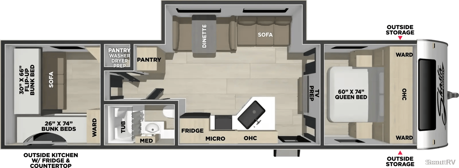 2026 Coachmen Shasta i-5 Edition 530BQB