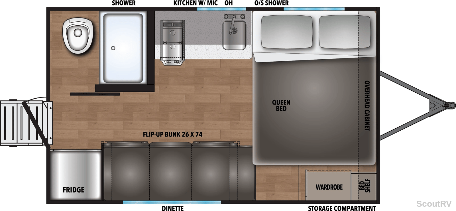 2027 Coachmen Shasta Compact 16BH
