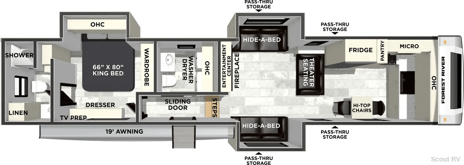 2027 Forest River Cardinal 37 GALLEY