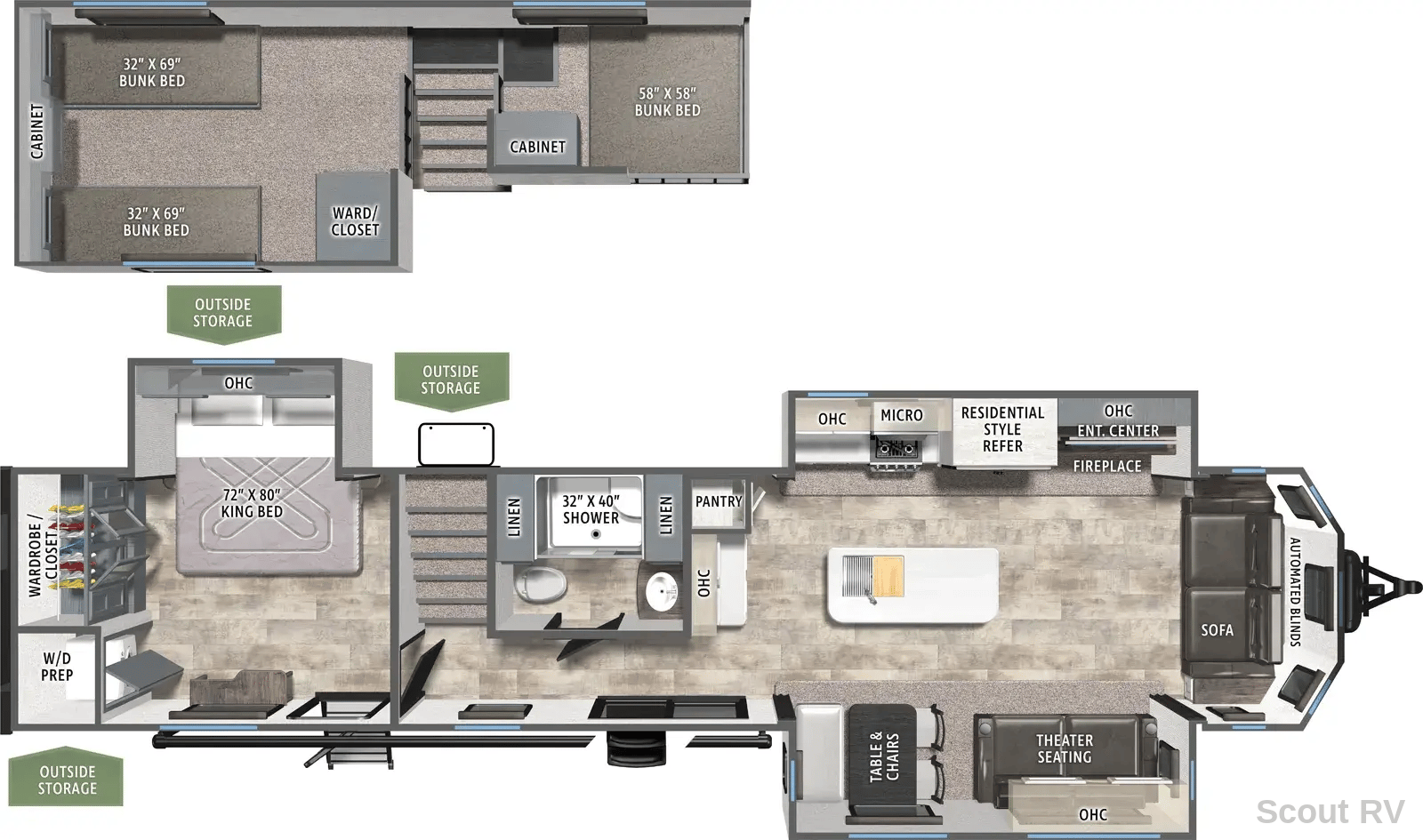 2027 Forest River Puma Vista Loft 402LFT