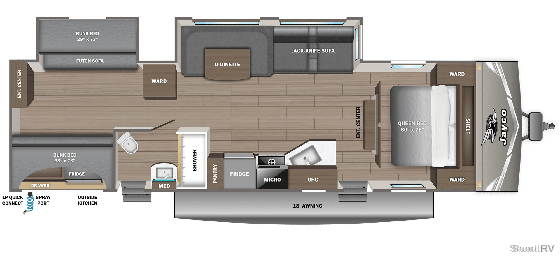 2025 Jayco 2025 Jayco Jay Flight SLX - thumbnail 2