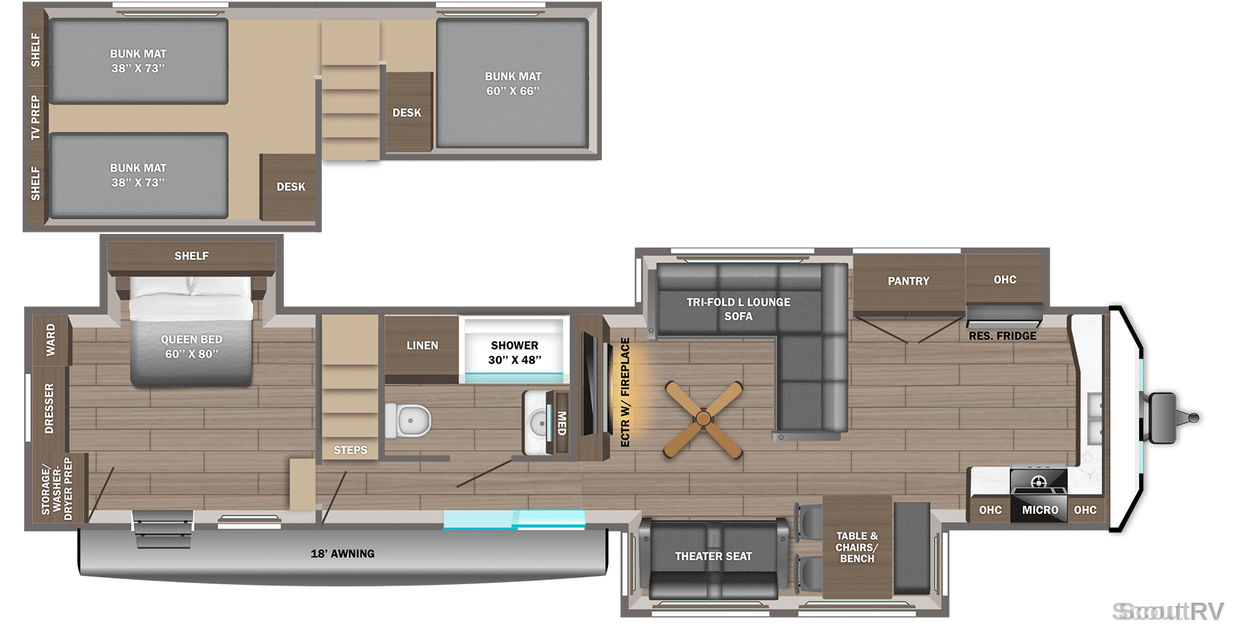 2027 Jayco 2027 Jayco Jay Flight Bungalow - thumbnail 2