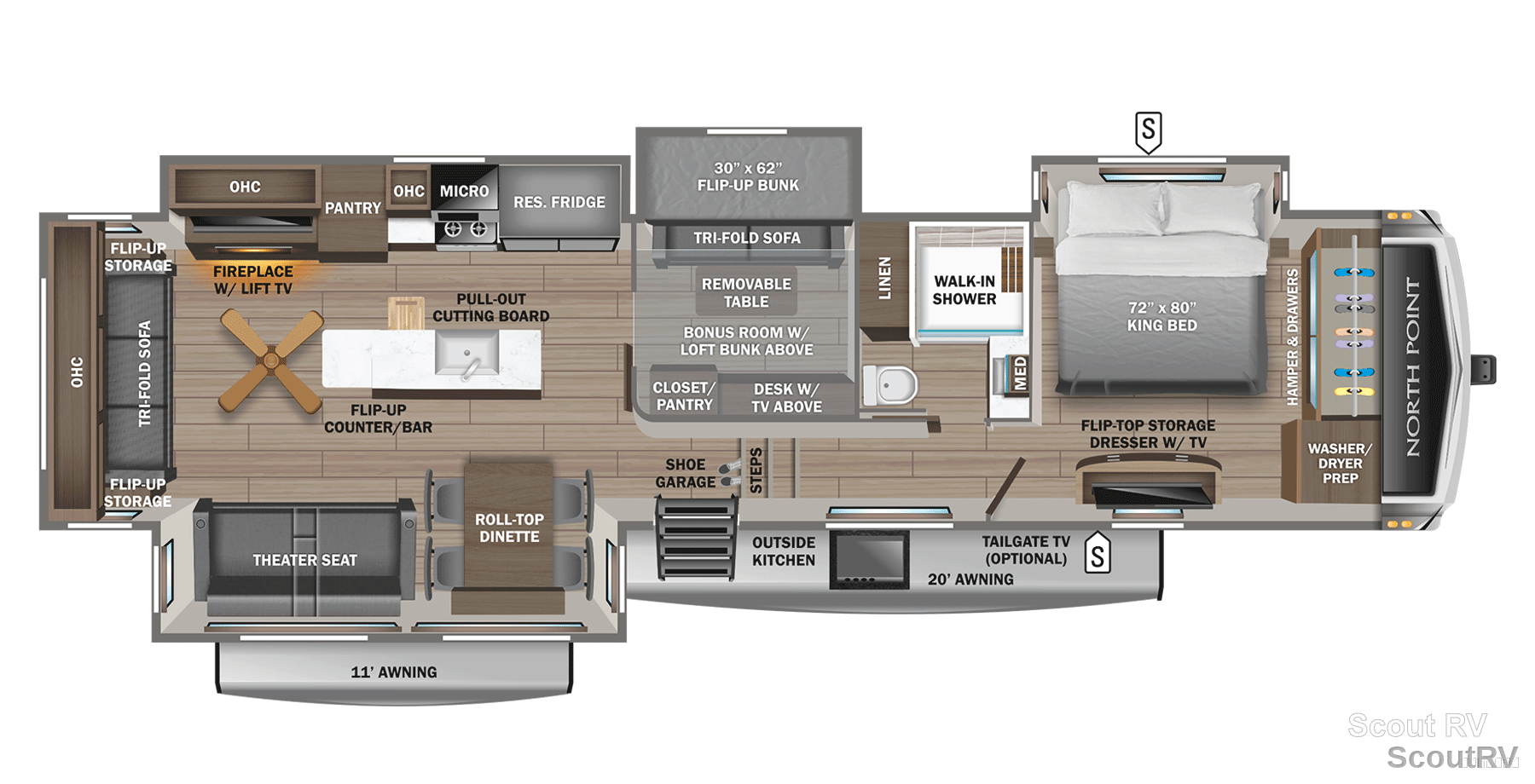 2025 Jayco 2025 Jayco North Point - thumbnail 2