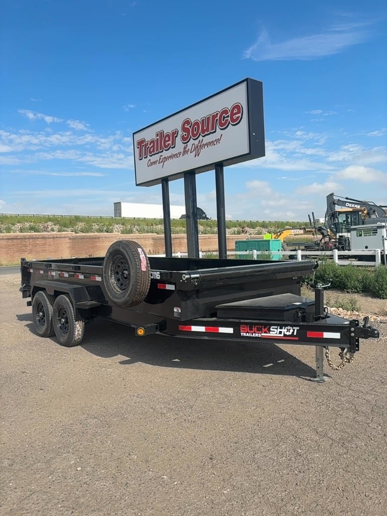 2026 Buckshot Trailers 2026 Buckshot Trailers 7'x16'x18" BD Dump Trailer - image 1