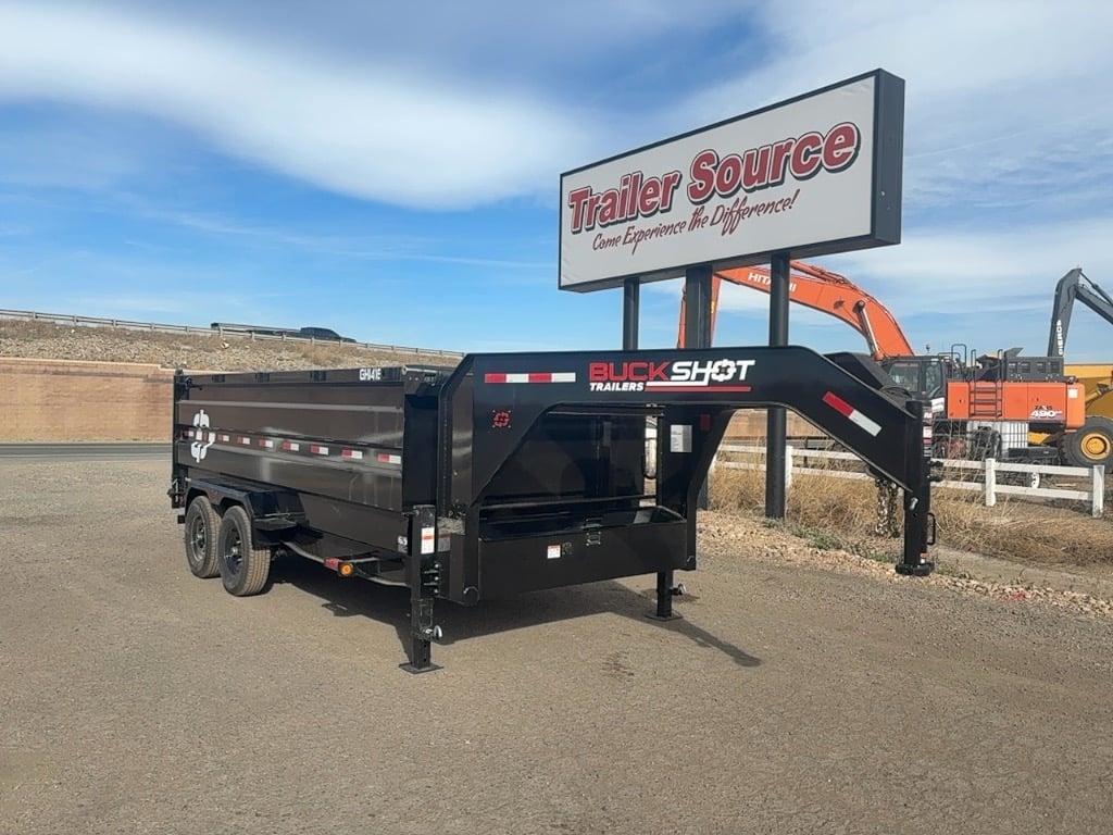 2027 Buckshot Trailers 2027 Buckshot Trailers 7'x16'x4' Gooseneck Dump - GHI416 - 3443 - image 1