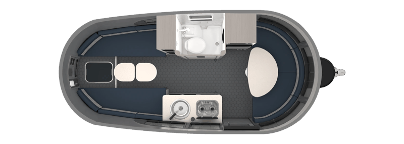 Airstream Basecamp 20X floorplan