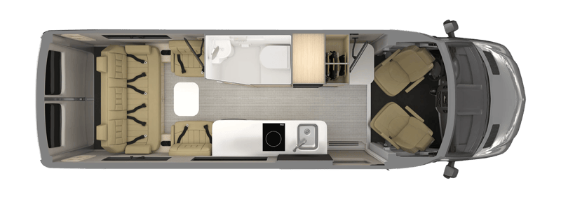 Airstream Interstate 24GTX floorplan