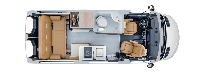 Airstream Interstate 19GT floorplan