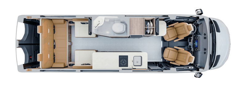 2023 Airstream Interstate 24GT Floorplan