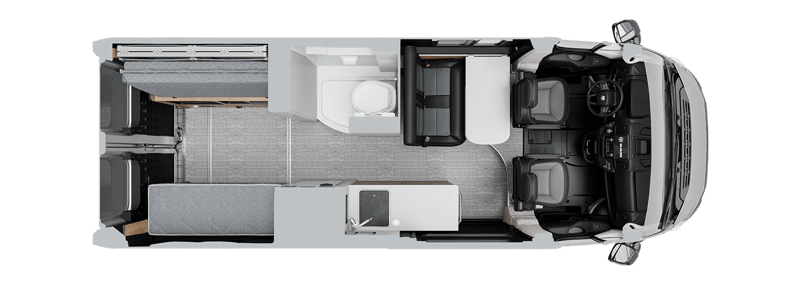 Airstream Rangeline 21PS floorplan