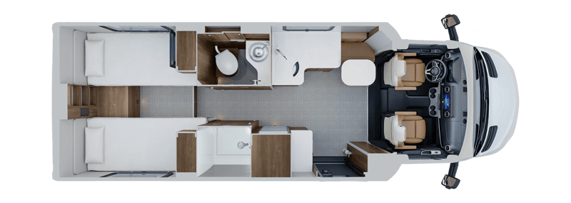 Airstream Atlas 25RT floorplan