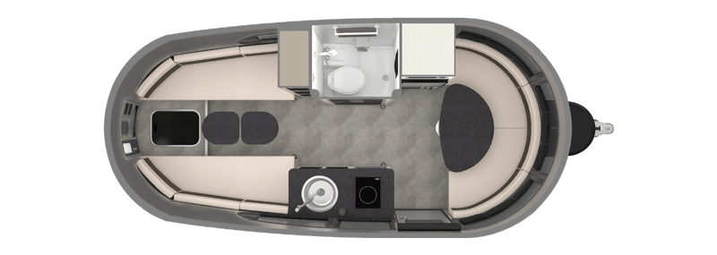 Airstream Basecamp 20Xe floorplan