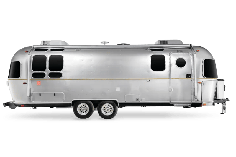 2025 Airstream Frank Lloyd Wright Usonian Limited Edition 28RB studio exterior — curbside