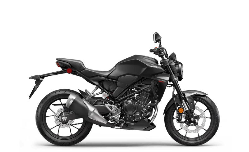 2026 Honda CB300R in Matte Black Metallic