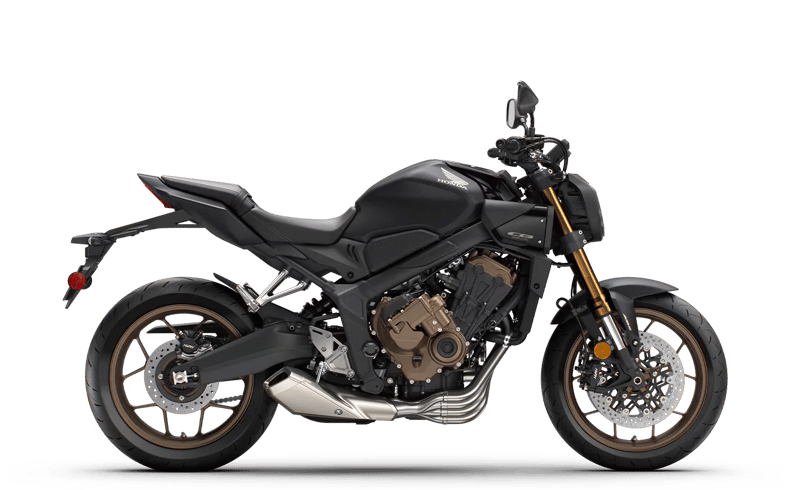 2026 Honda CB650R E-Clutch in Matte Black Metallic