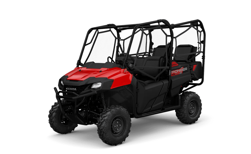 2027 Honda Pioneer 700-4 in Hero Red