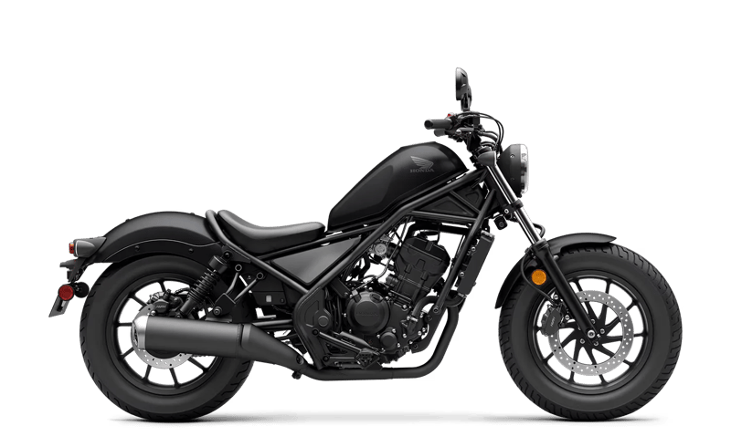 2025 Honda Rebel 300 in Matte Black Metallic
