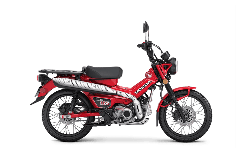 2026 Honda Trail125 in Glowing Red