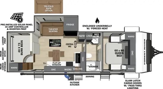 24BHB floorplan diagram