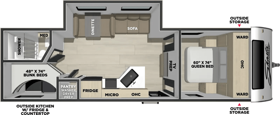 527BHS floorplan diagram