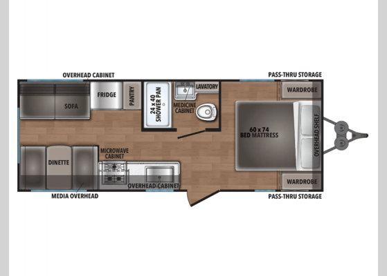 521CK floorplan diagram