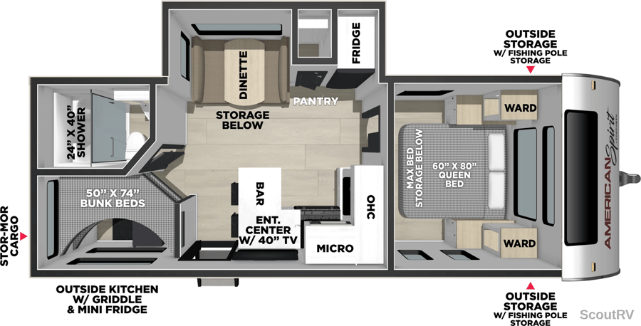 2457BH floorplan diagram