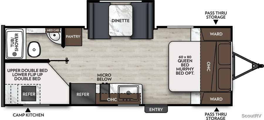 208BHS floorplan diagram