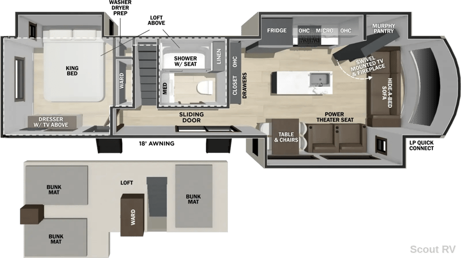 40CDL floorplan diagram
